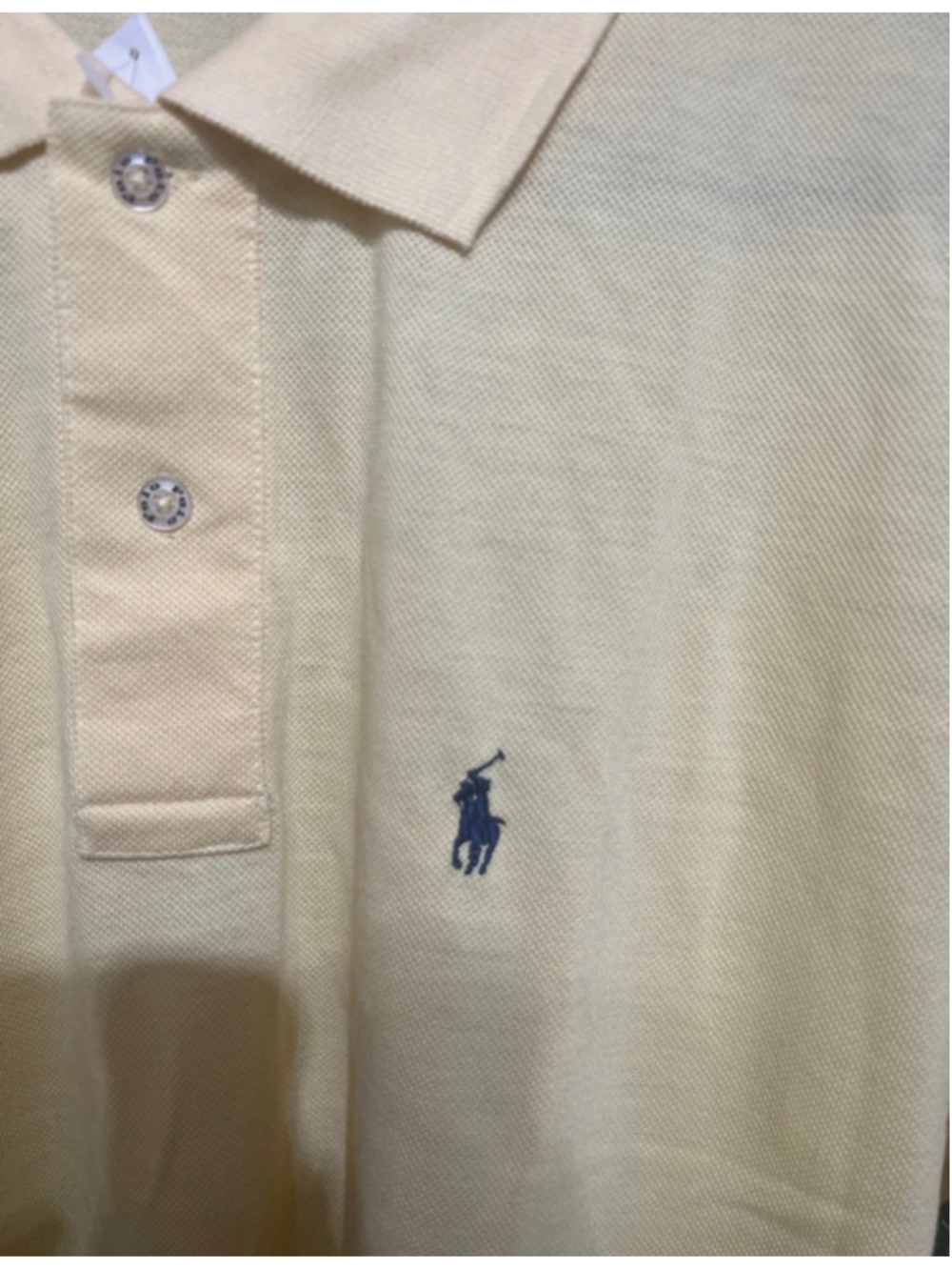 Men’s Polo Ralph Lauren Classic Fit Stretch Mesh Polo Shirt Wicket Yellow XL - Picture 6 of 8